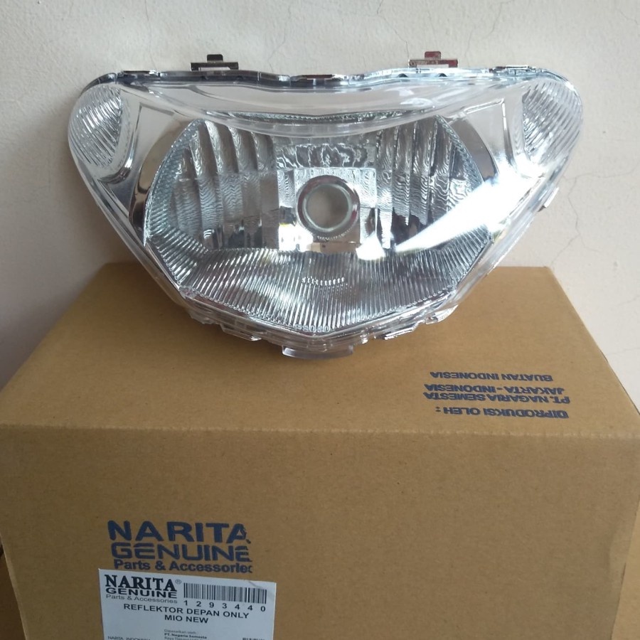 LAMPU DEPAN REFLEKTOR HEADLAMP MIO SPORTY 2003 2004 2005 2006 2007  REFLEKTOR MIO NEW