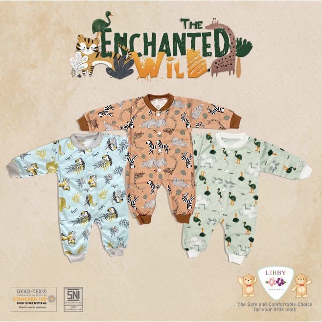 LIBBY Baju Jumper Panjang Motif The Enchanted Wild (1 pcs)