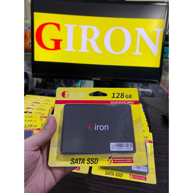 SSD Giron 128GB Sata III Speed Up to 500Mbps