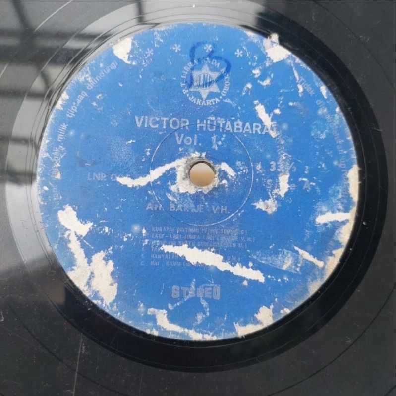 Vinyl Piringan Hitam 12 inch Victor Hutabarat Vol.1