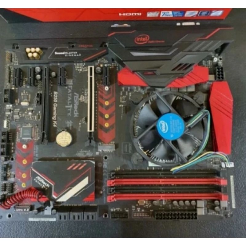 Motherboard Asrock B250 K4 Proc G4400 3.3Ghz LGA Ram APACER 4Gb