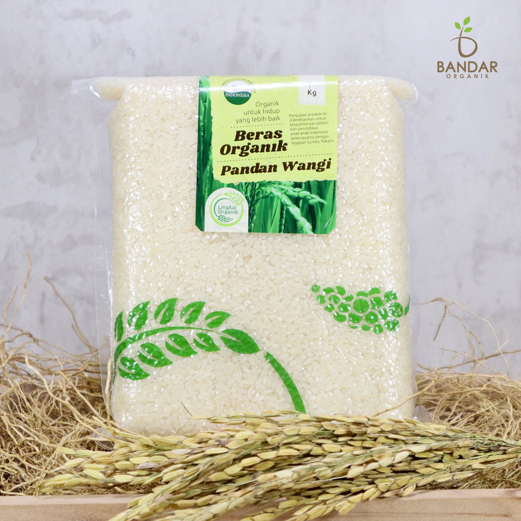 

Beras Pandan Wangi Organik 1kg - Lingkar Organik