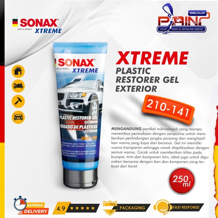 SONAX Xtreme Plastic Restorer Gel 210-141 250ml Trim Eksterior