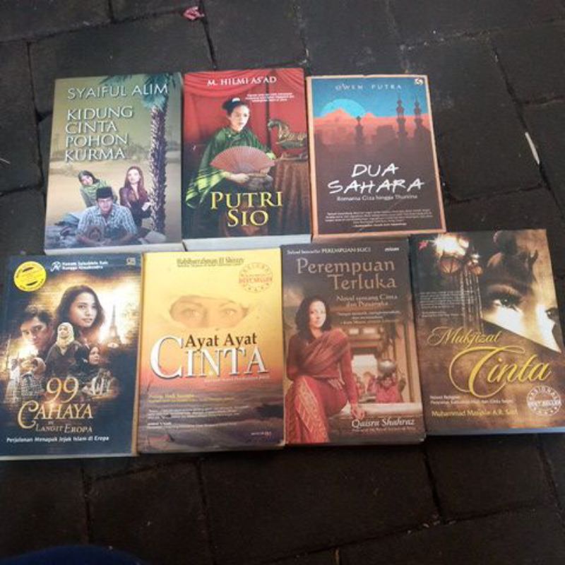 Jual Buku Novel Islam Novel Inspiratif Motivasi Bekas Original Shopee