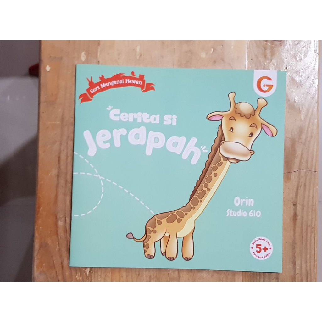 Cerita Si Jerapah | Buku Cerita Anak | 100% Buku Original | Soft Cover | Penulis Budi Sulistiorini | Gema Insani Press
