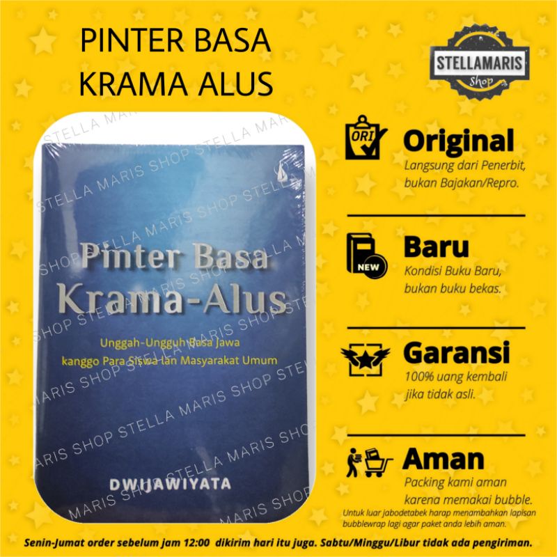 Pinter Basa Krama Alus - Dwijawiyata Buku Bahasa Jawa Diskon