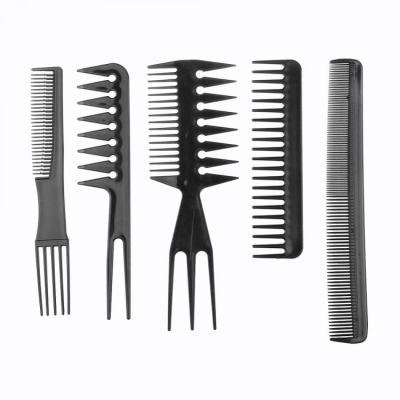 Sisir Rambut 10 Set Sisir Rambut Barbershop Serbaguna