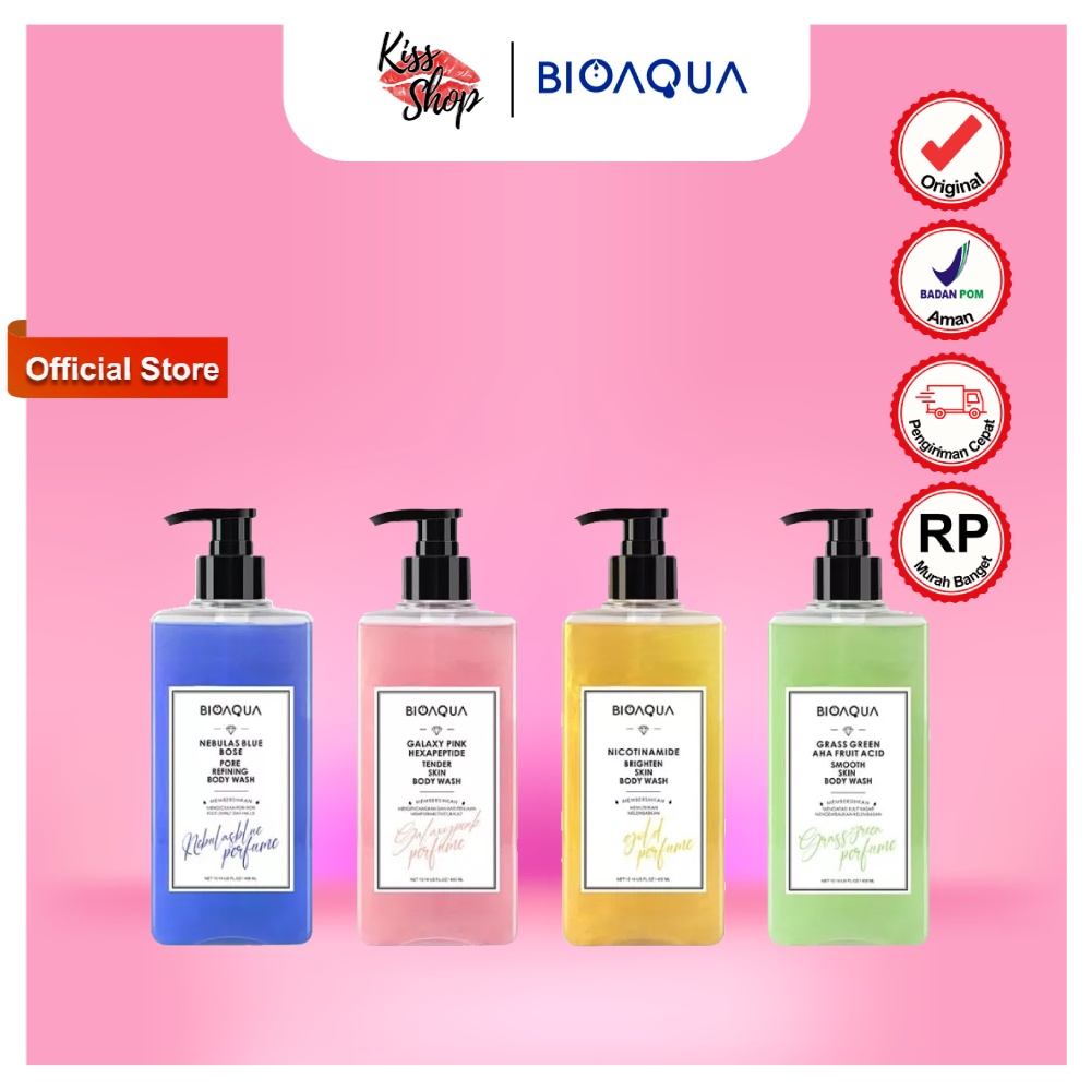 BIOAQUA Perfume Body Wash Sabun Mandi Cair 400ml BPOM