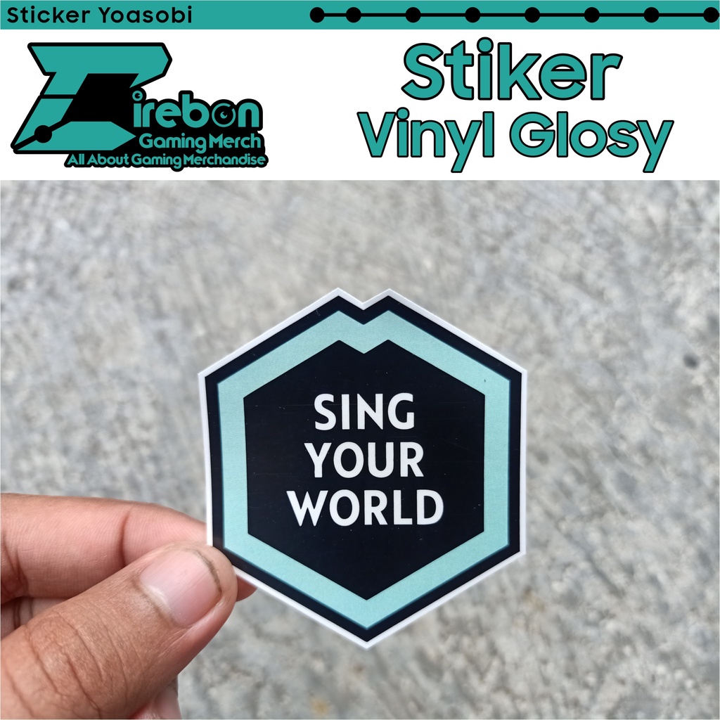 

Stiker YOASOBI SING YOUR WORLD