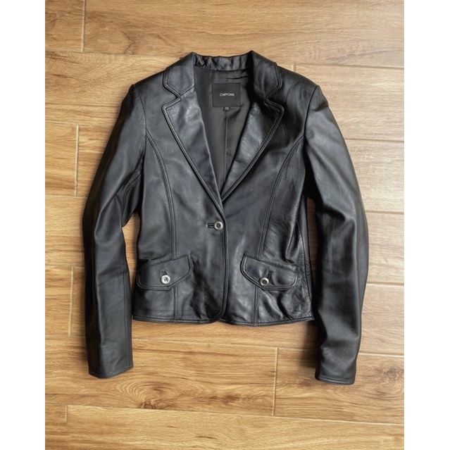 Jas kulit blazer kulit second preloved