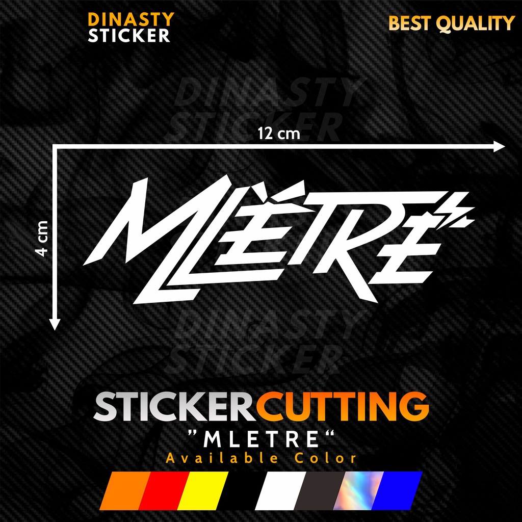 STICKER STIKER CUTTING VIRAL MLETRE
