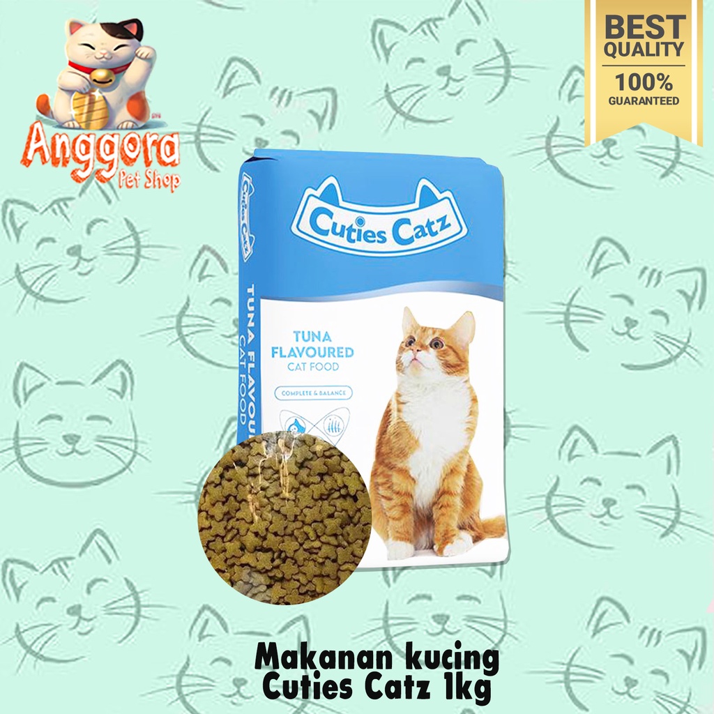 Makanan Kucing kering Cuties Catz 1kg