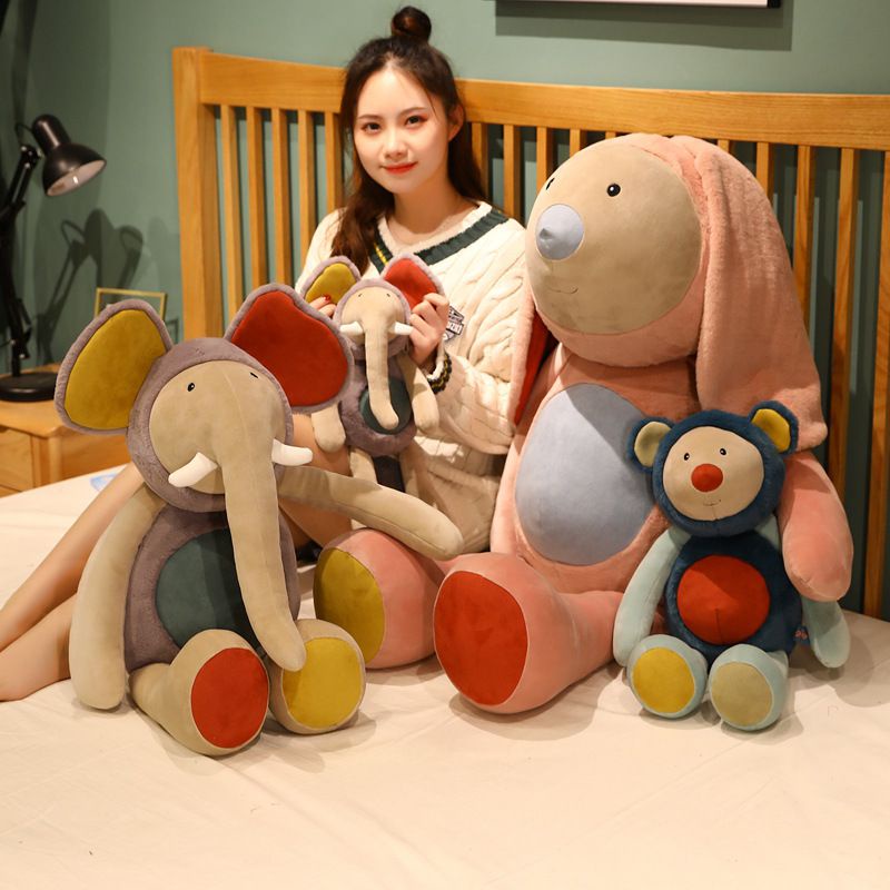 Plushy Animal Toy – Gajah Kelinci Beruang – Hadiah Sempurna Untuk Anak Balita