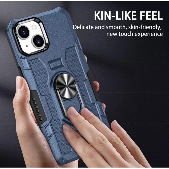 Case Armor IPHONE 8 Iring Cincin Magnetic Kesing Hp Protect kamera Premium Hard Case Standing Robot Pelindung Kamera