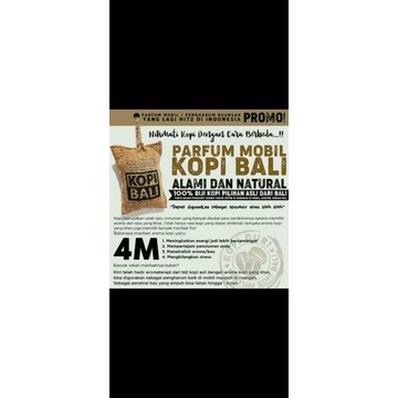 parfum mobil kopi bali