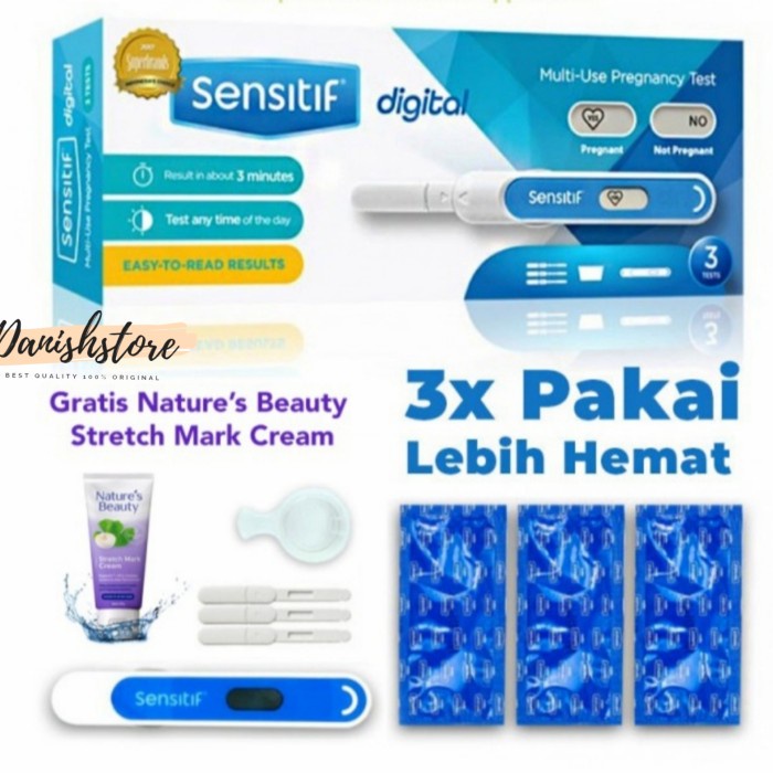 Sensitif Digital - Tes Pek Digital - Alat Test Kehamilan / Tespek