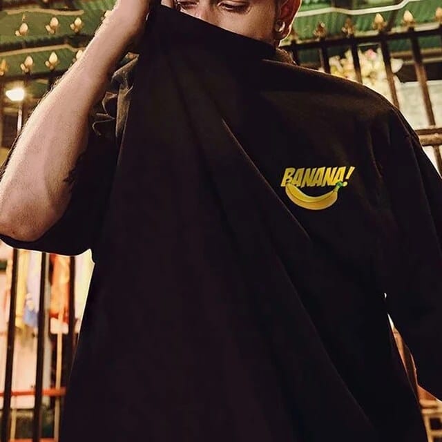 T-Shirt BANANA Kaos Pria Wanita Baju Unisex Bahan katun 24's Ukuran S M L XL XXL XXXL