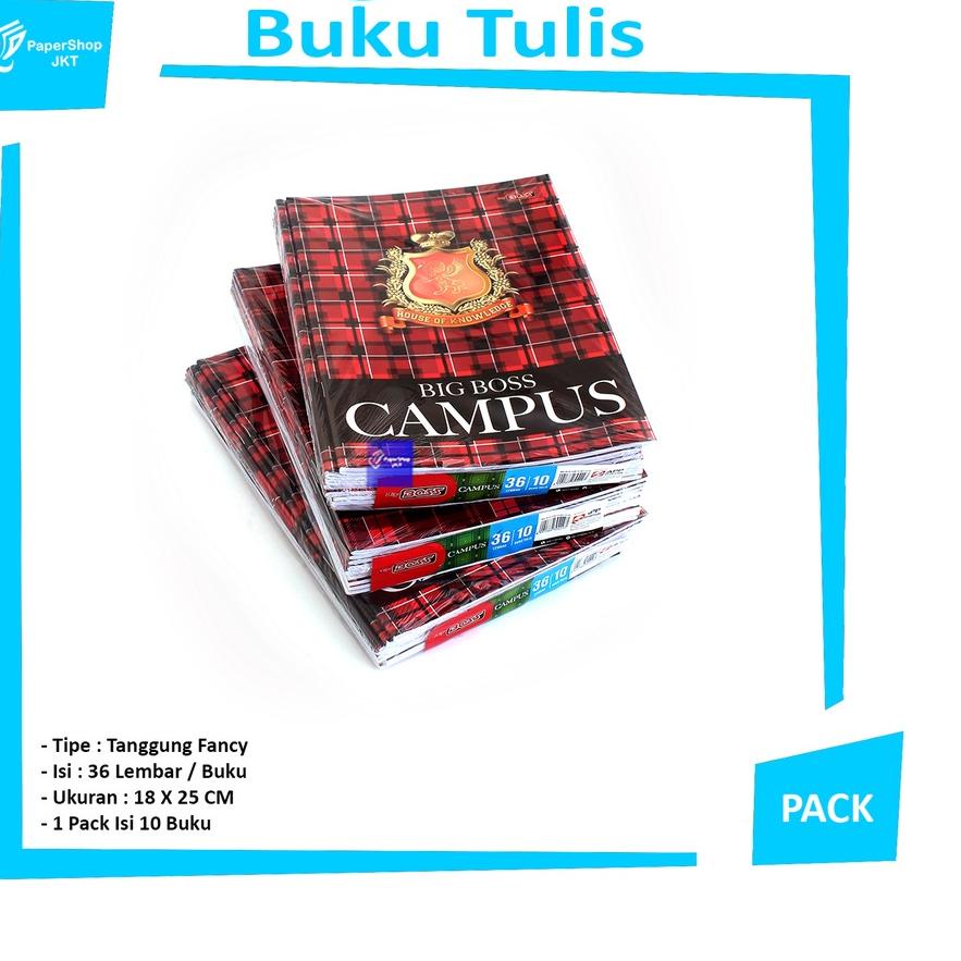 

✮✮ BIG BOSS - Buku Tulis Campus 36 lembar - Pack