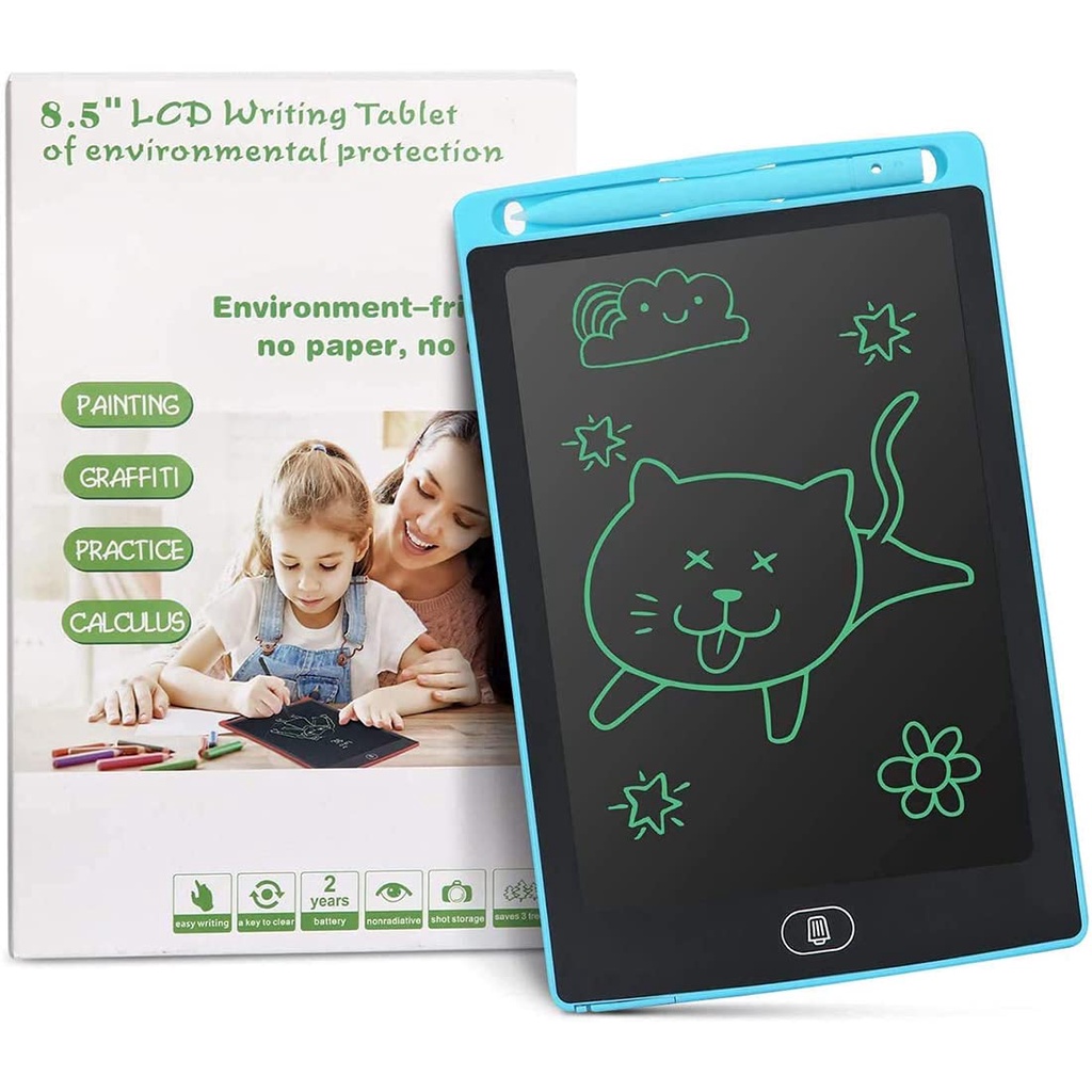 LCD Writing Tablet 8.5 Inch | Drawing Pad | Papan Tulis Anak Dan Dewasa TABLET