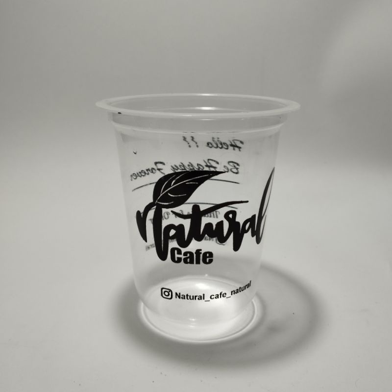 sablon cup oval 14oz ketebalan 7gram