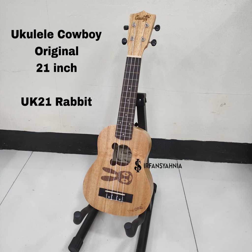 Ukulele cowboy Soprano sopran 21&quot; original cowboy karakter premium