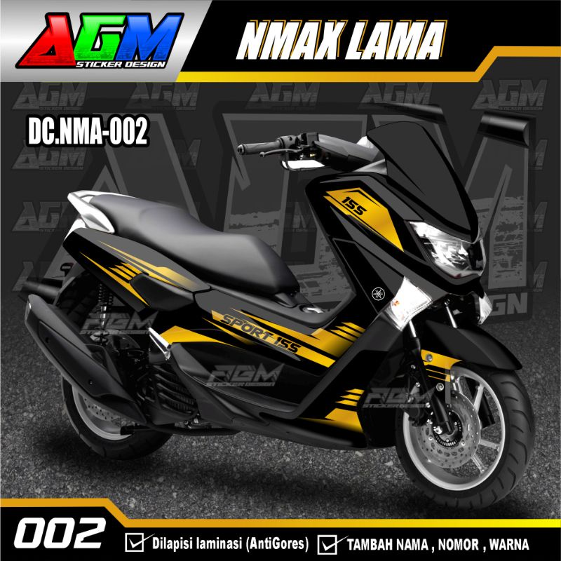 Decal Nmax Old 2016-2019 Full Body Striping Decal Nmax Old AGM002