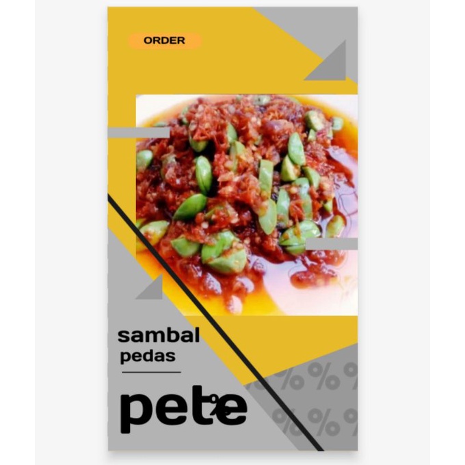 Sambel pete pedas