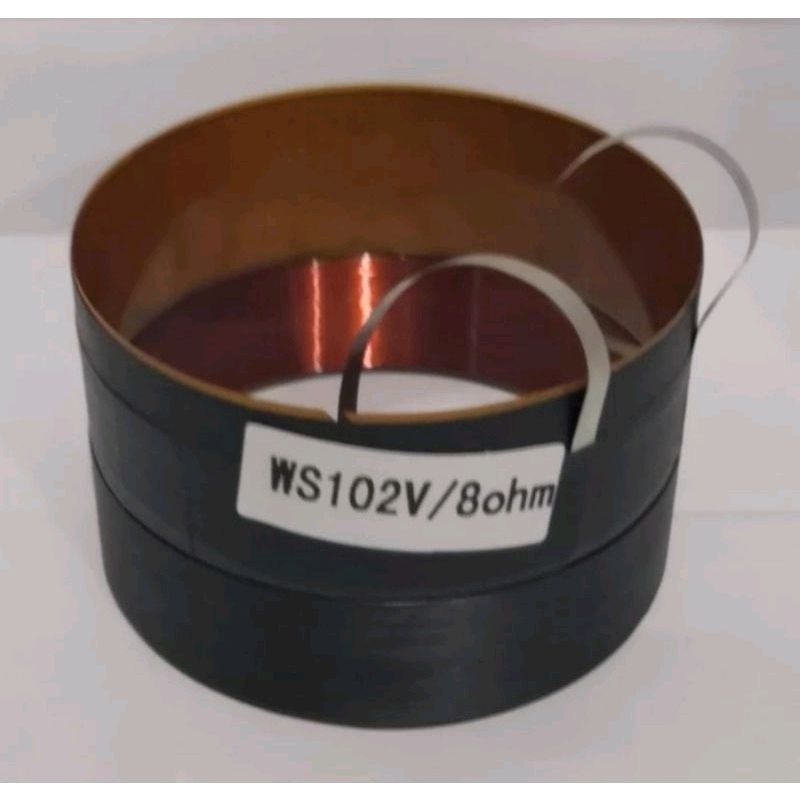 spul speaker 102V 10 inchi lilitan coil 2,5 inchi speaker spol spool DESKRIPSI VOICE COIL, SPUL SPEA