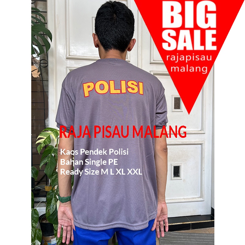 Kaos tangan pendek polisi / kaos dinas polisi / kaos dalaman polisi / kaos oblong polisi