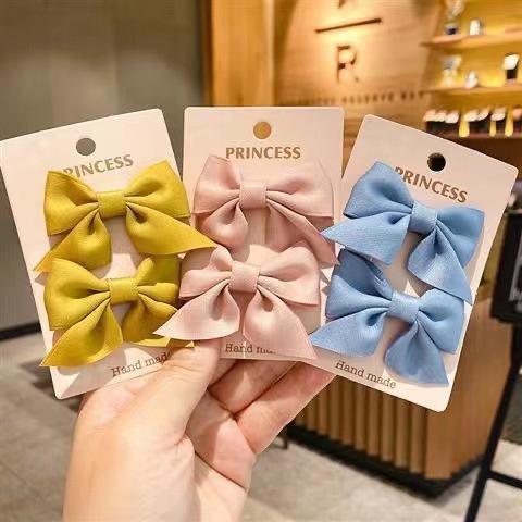 Set Jepitan Rambut Alice / Import Jepit Rambut Pita Model Korea Style Polos Anak Perempuan Kiosbalitaaprillia