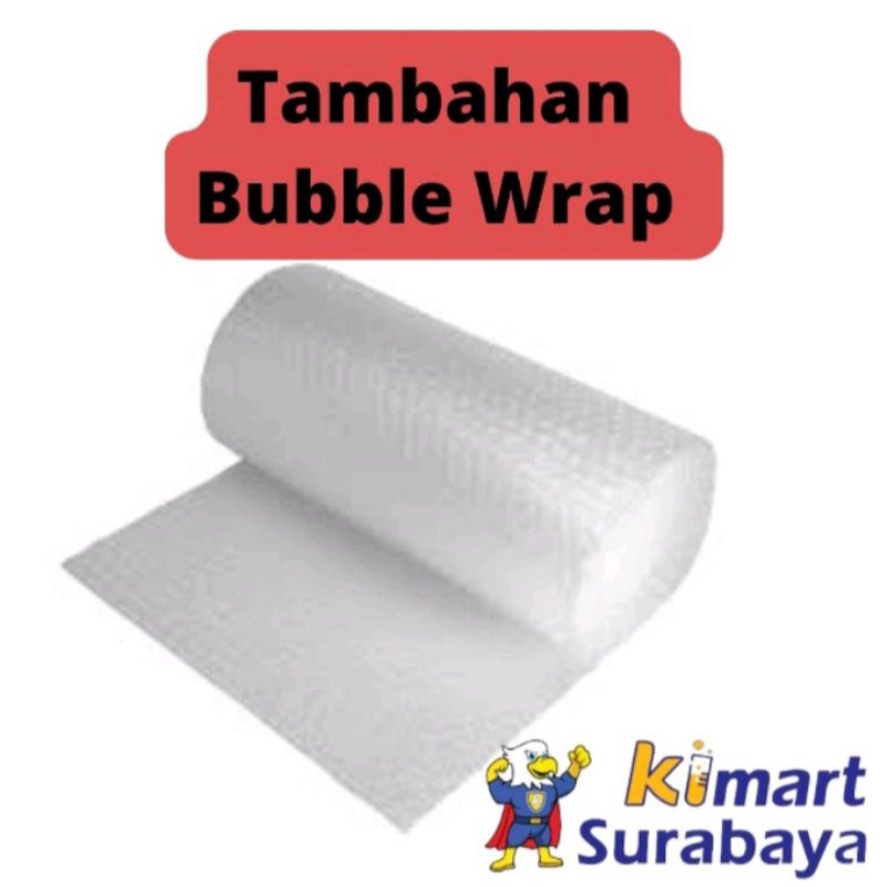 

Bubble Wrap Tambahan Packing (EXTRA PENGAMAN AGAR PAKET LEBIH AMAN) L50 X P120 @18gr