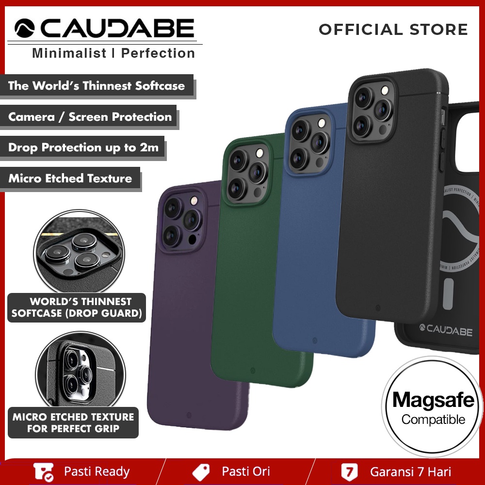 Jual ORIGINAL Caudabe Sheath Case iPhone 14 Pro Max / 14 Pro / 14 Plus