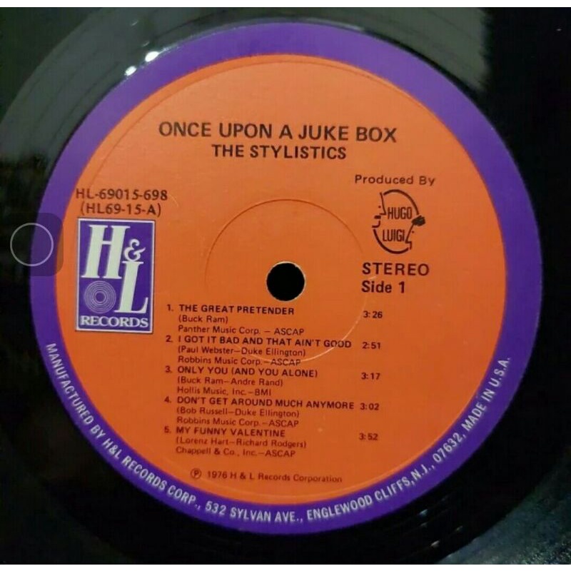 Vinyl Piringan Hitam 12&quot; Once Upon A Juke Box The Stylistics