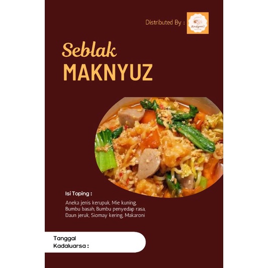 

SEBLAK MAKNYUZ (Kemasan)