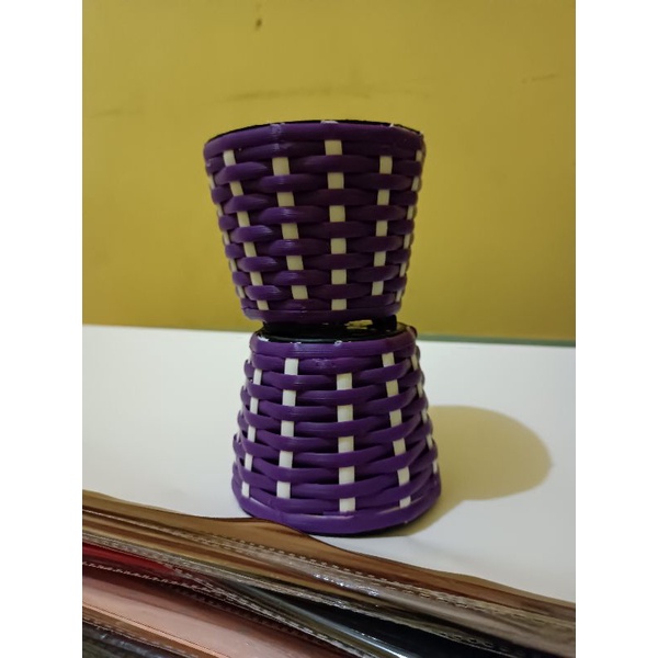 pot anyaman bulat uk 10 cm