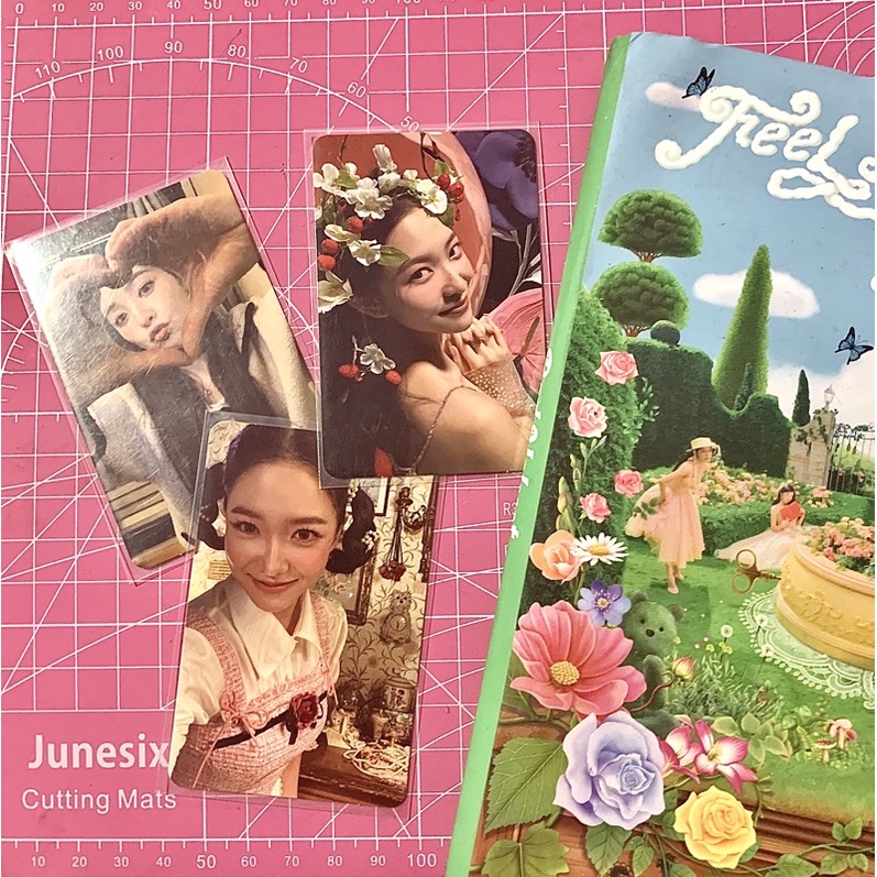 #. ready pc photocard irene , yeri feel my rhythm dan yeri orgel *baca desk