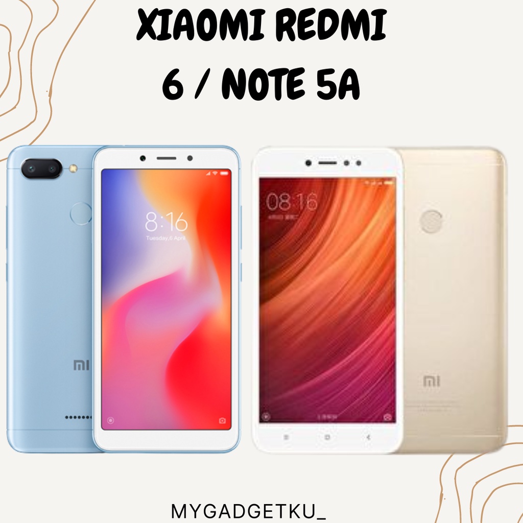 REDMI 4A RAM 2/16GB 2/32GB / REDMI 5A 3/32 / REDMI 6A 3/32 / REDMI NOTE 5A 4/64GB / REDMI 6 4/64GB GARANSI 1 TAHUN