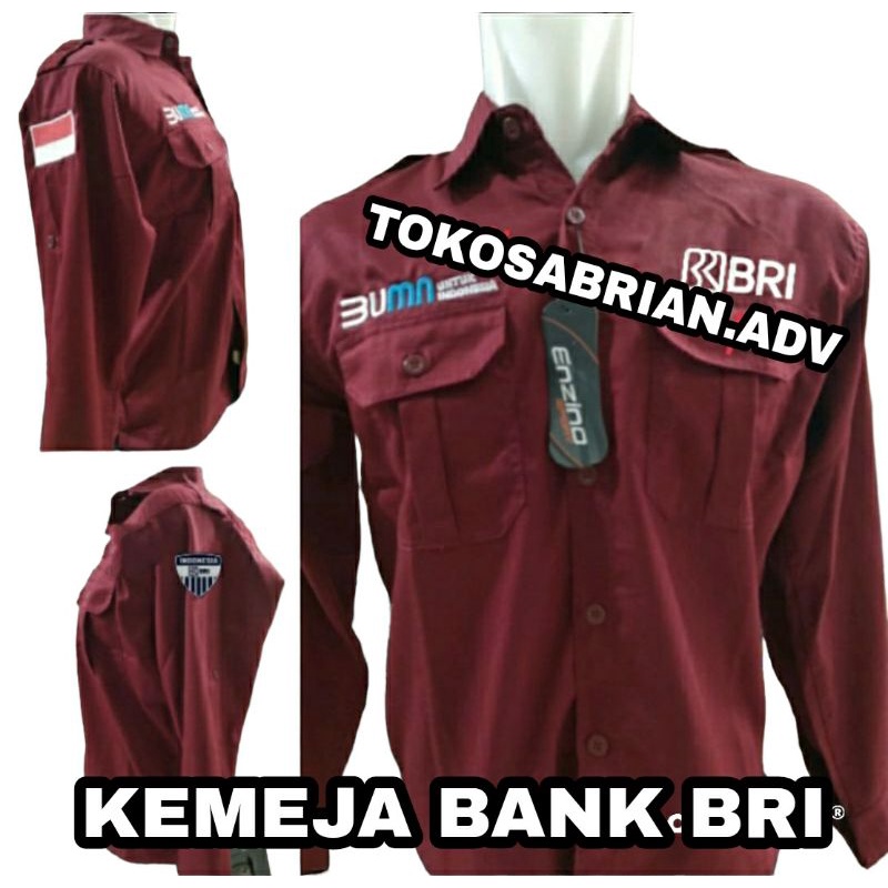 kemeja BRI baju BRI Seragam BRI kemeja bank BRI pdh Bank BRI