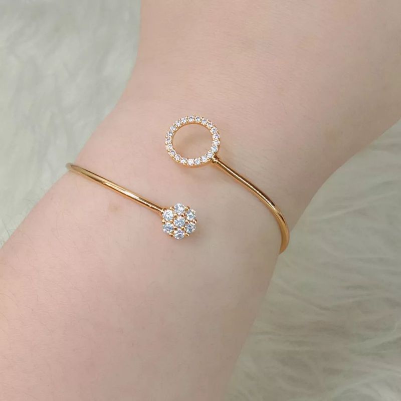 La Vienne - Gelang Bangle Titanium Wanita - Eliza - Anti Luntur Anti Karat Titanium Asli - Bisa COD