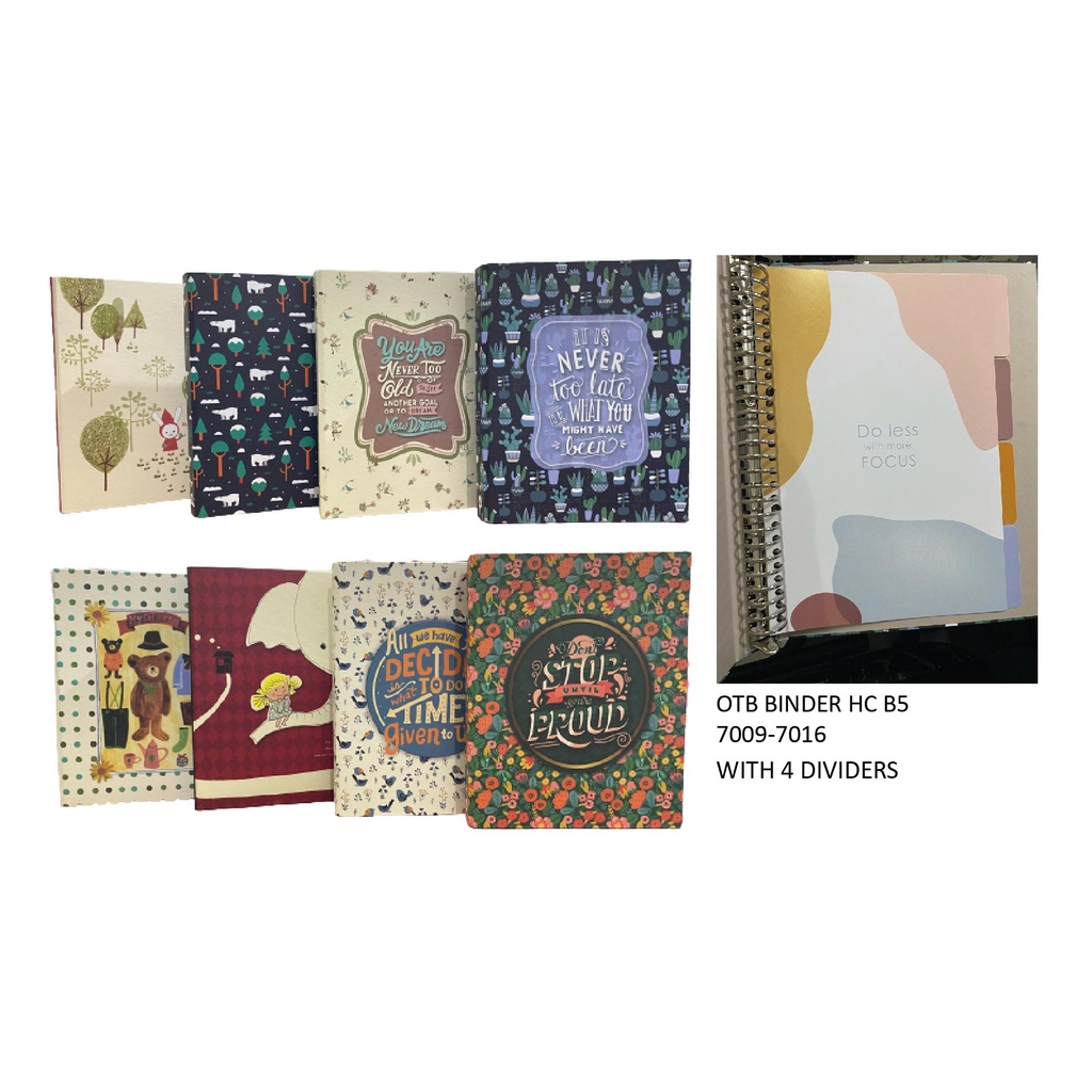 

[NEW] OTB BINDER HARDCOVER B5