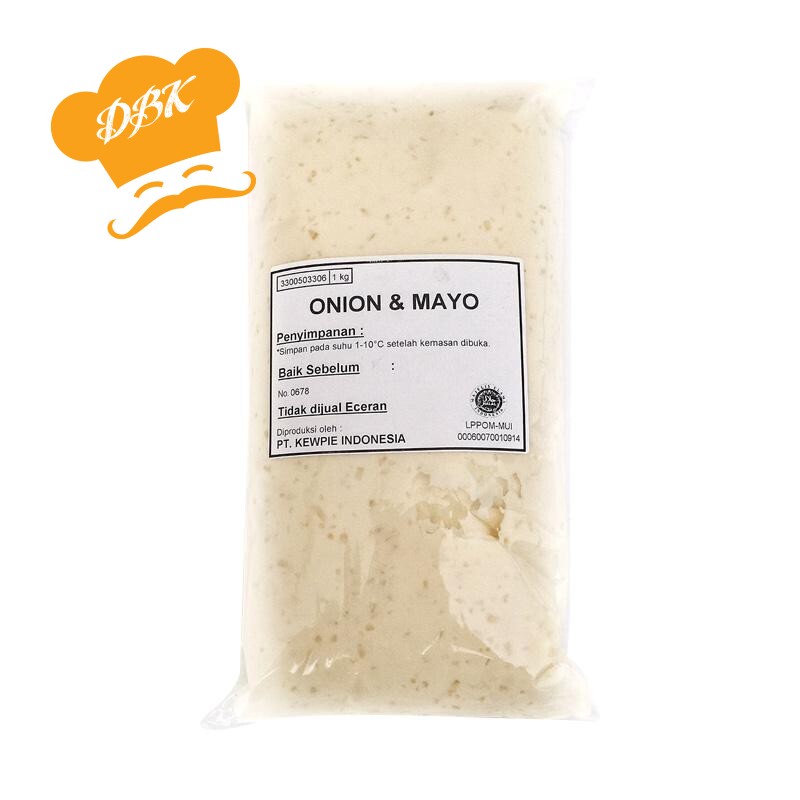 

Kewpie onion mayo 1kg Mayonnaise Bawang burger mayonaise