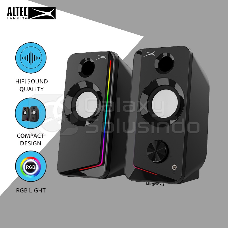 Altec Lansing ALGS9814 RGB 2.0 Speaker ALGS-9814