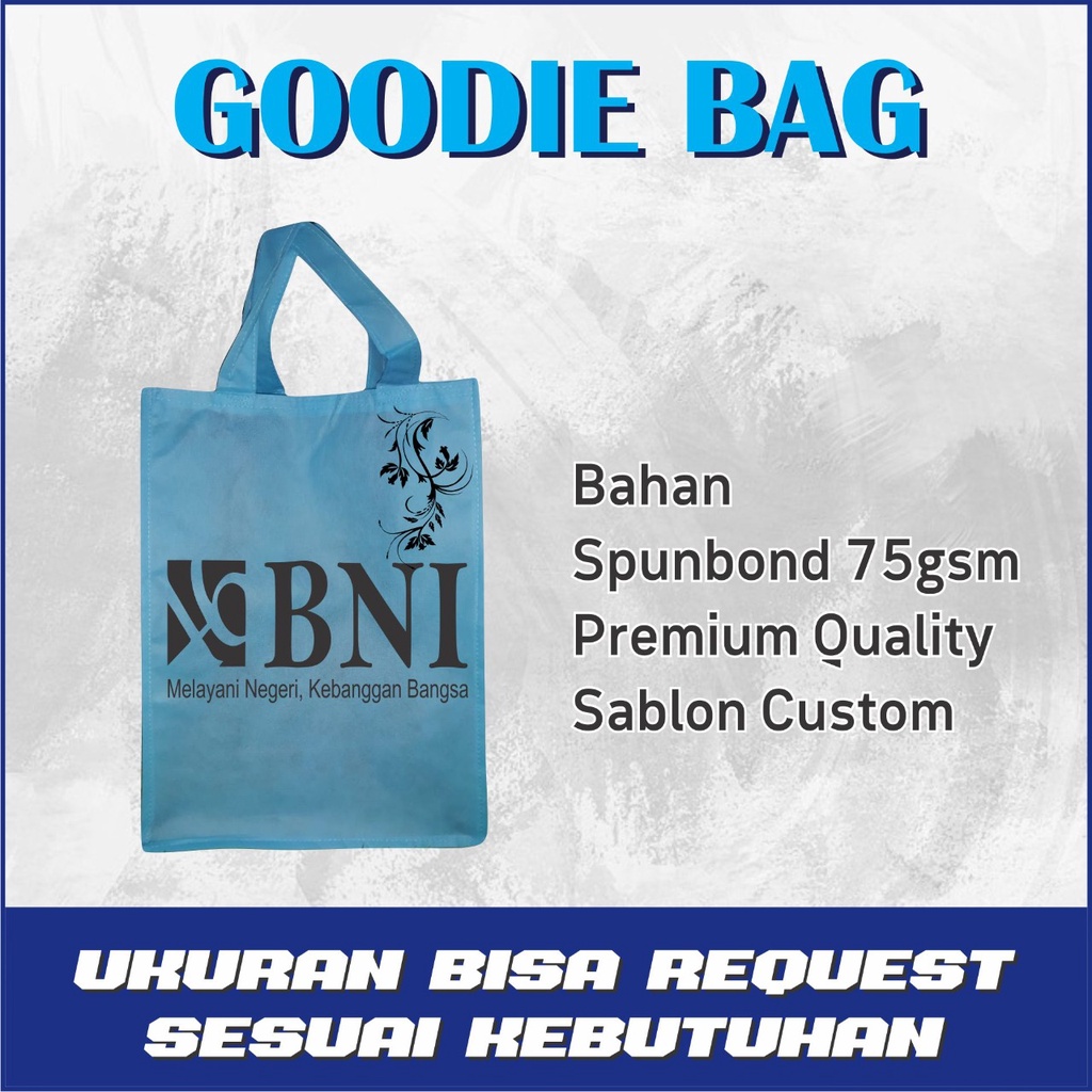 TAS BNI / TAS PROMOSI / TAS SAFA KOMBINASI SABLON