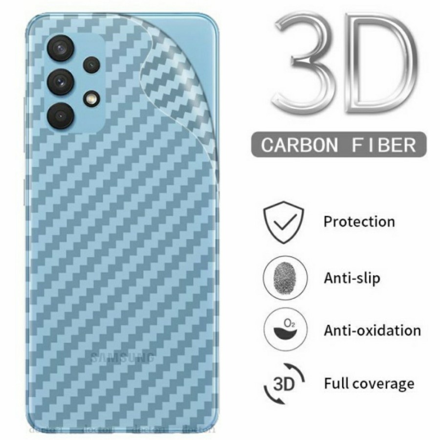 SAMSUNG J2 PRIME, J5 PRIME, J7 PRIME, J2 PRO, J3 PRO, J5 PRO, J7 PRO SKIN CARBON ANTI GORES BELAKANG
