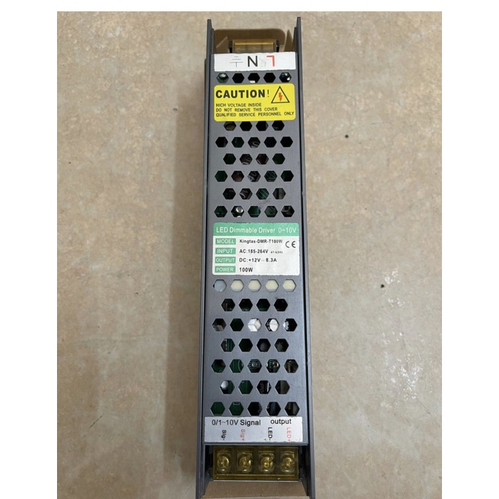 Trafo Led Dimmer 100W 12V / Balast Led Strips Dimmer 100W Dc