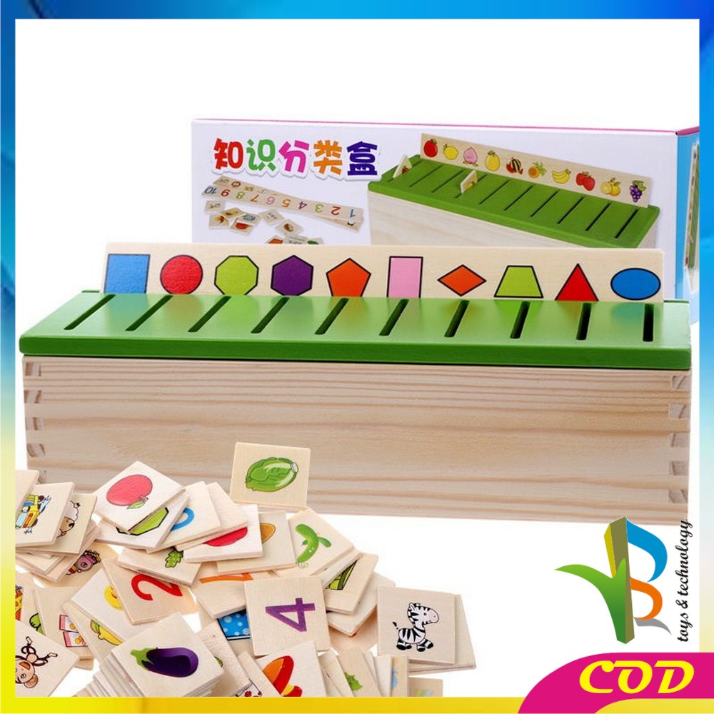 RB-M176 Mainan Anak Puzzle Kayu Mainan Edukasi Bergambar Montessori Toys / Puzzle Anak Wooden Toys