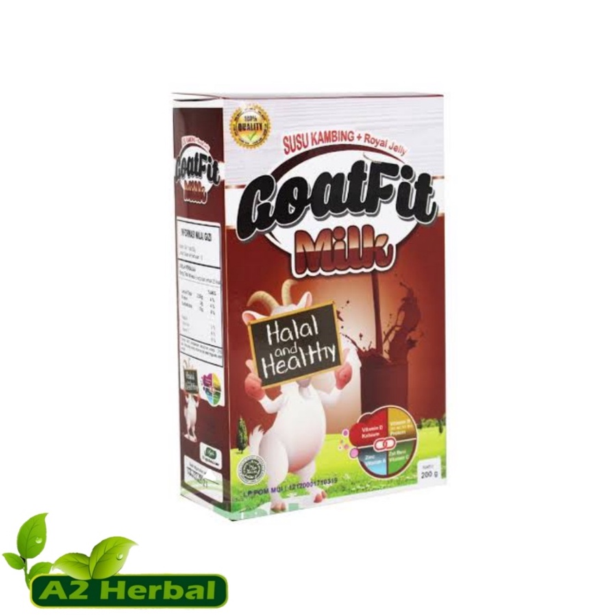 

Susu Kambing Etawa Plus Royal Jelly Goatfit Cokelat | Goat Fit Coklat Per Box Kemasan 200 gr