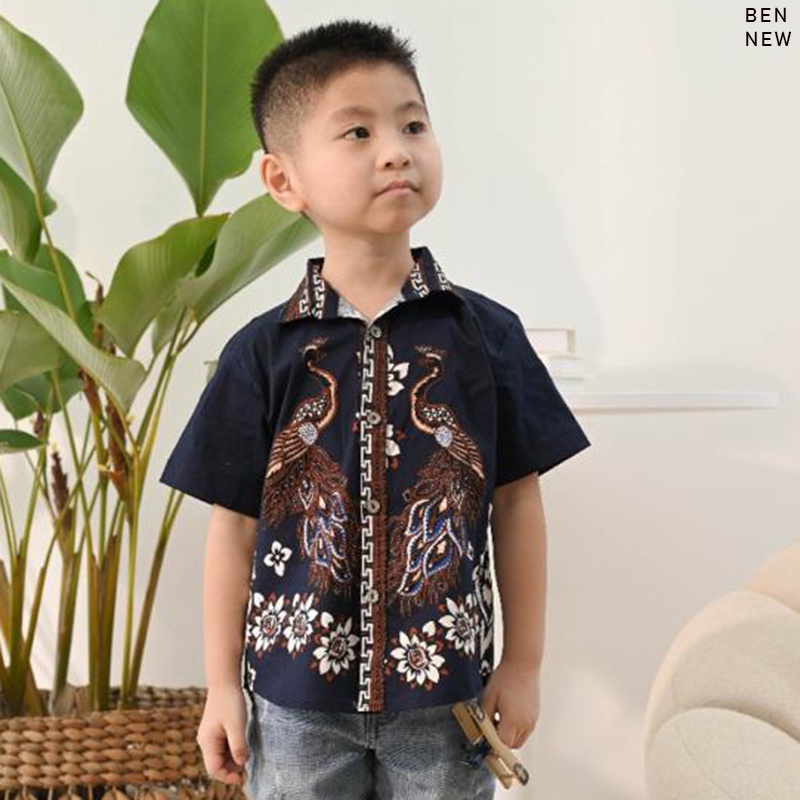 BEN NEW KIDS - Kemeja Batik Anak Laki-Laki 001 JM