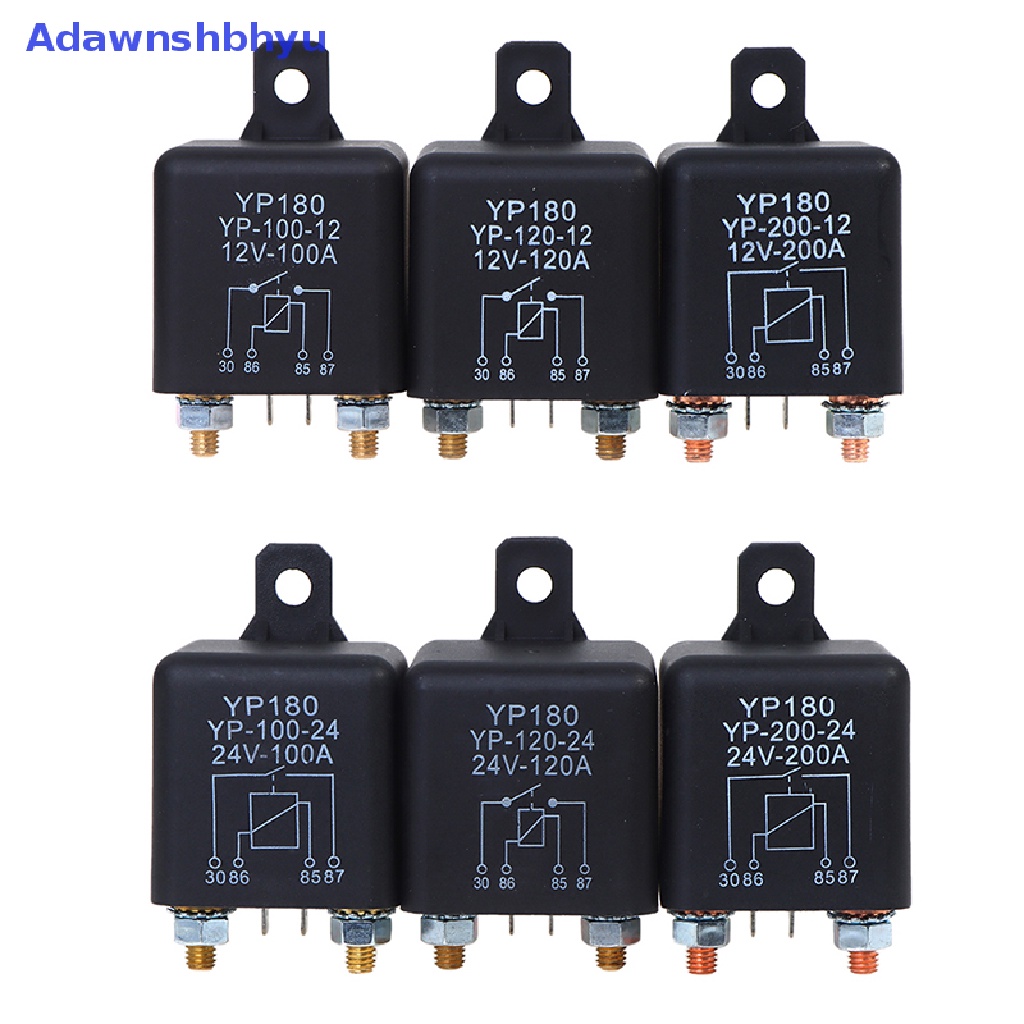 Relay Starg Adhyu 200A 100A 12V/24V Power Otomotif Heavy Current Start Relay ID