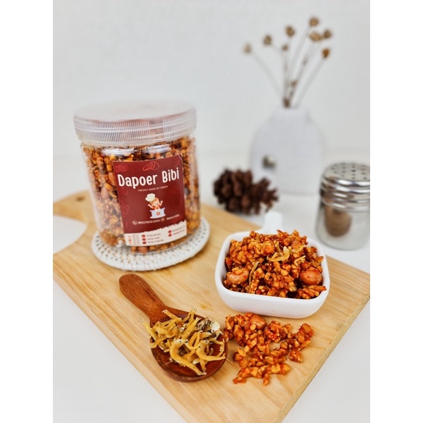 

Kering tempe mix 250gr kemasan toples